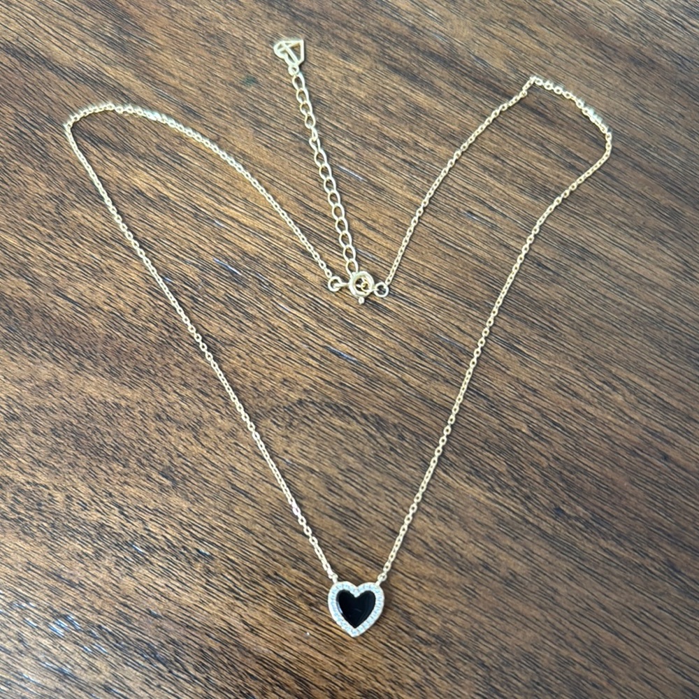 Gold Heart Pendant Necklace